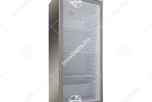 ELADÓ ÚJ! Hűtőszekrény álló 600 literes üvegajtós ipari háttérhűtő Ferrara-Cool
