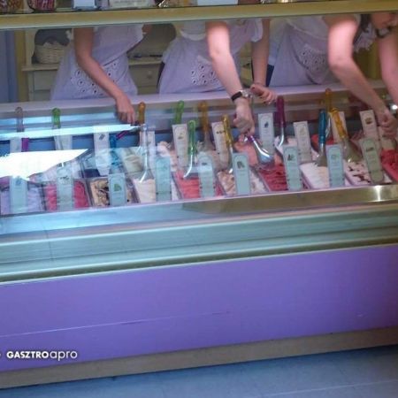 Sürgősen eladó hely hiány miatt 22 tégelyes fagylaltpult