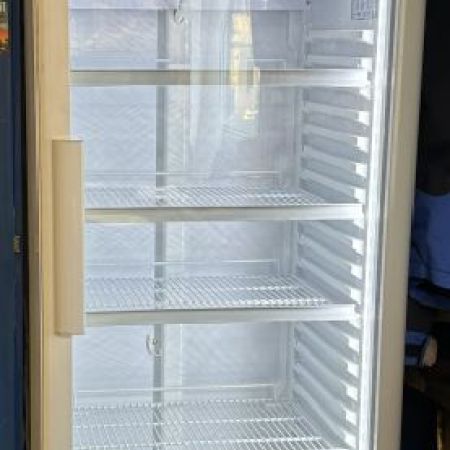 Üvegajtós hűtő, nettó 306 literes