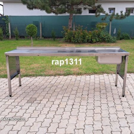 Rozsdamentes munka asztal rap1311