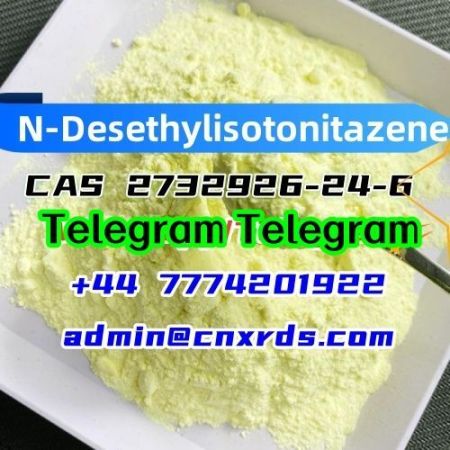 Cas 2732926-24-6 N-Desethyl Isotonitazene yellow power high concentration