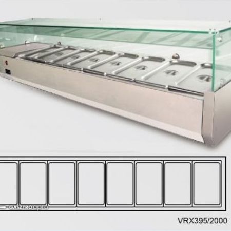 Feltéthűtő (6x GN1/3) - VRX380/1500