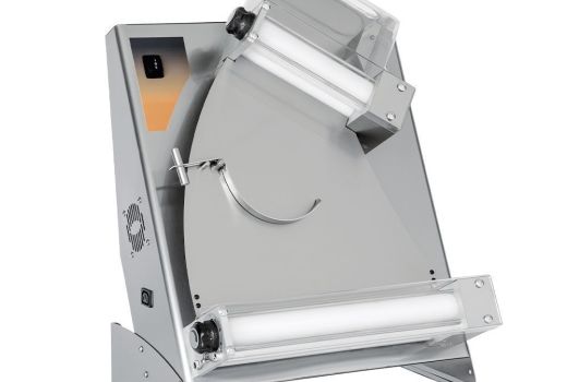 Eladó, új! ipari Pizzatészta nyújtó gép, állítható 26-42 cm-es tésztákhoz DUALE420NEW