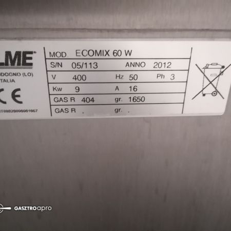 TELME Ecomix 60 W Fagylaltpasztörizáló gép