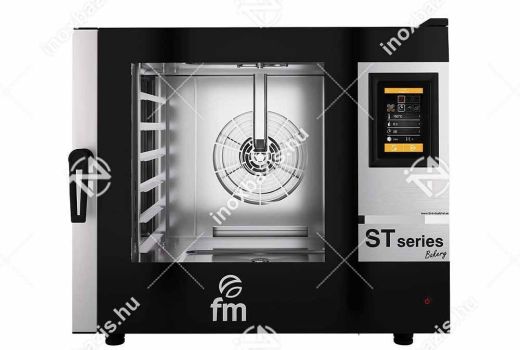 ELADÓ ÚJ! ipari Kombisütő 6 tálcás elektromos digitális (60x40 cm vagy GN1/1) STB 606 V7 FM