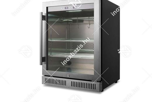 Eladó új! Húsérlelő hűtőszekrény 125 literes rozsdamentes ipari Ferrara-Cool