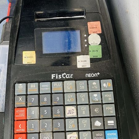 Fiscat neon+ pénztárgép eladó