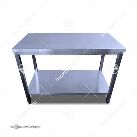 Munkaasztal alsó polccal méret: 120 x 60 x 85 cm hegesztett esztétikai hibás