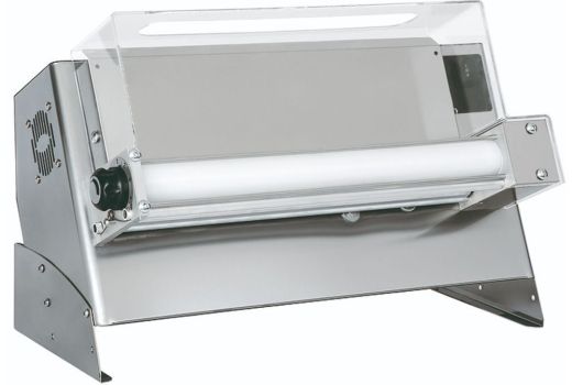 Eladó, új! - ipari Pizzatészta nyújtó gép,szabályozható 14-30 cm-es tésztákhoz