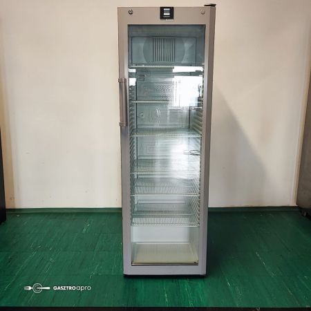 Liebherr üvegajtós hűtő (szürke)