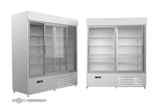 Csúszó üvegajtós hűtővitrin - SCH-1-2/800 WESTA