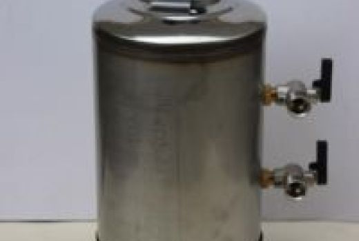 8 literes manuális vízlágyító gyantával feltöltve 3/4″-es csapokkal