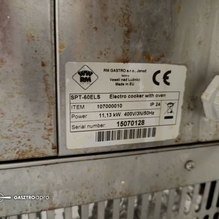 RMG SPT-60ELS elektromos tűzhely - HASZNÁLT