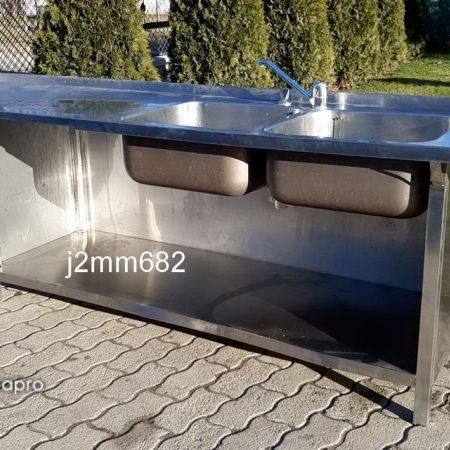 Ipari mosogató 2 medencés j2mm681
