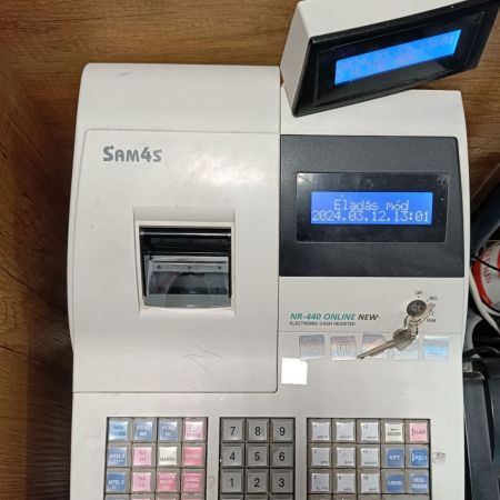 Sam4s online pénztárgép+kassza
