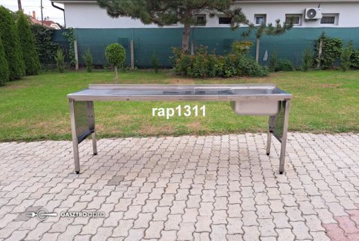 Rozsdamentes munka asztal rap1311