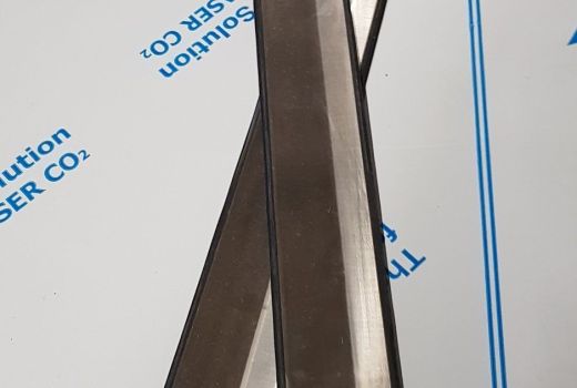 Gyros vágó döner/gyros kés egyenes pengéjű lekerekített végű gyros kés
