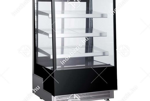 Eladó új ipari Süteményes cukrászati hűtőpult 500L 3 polcos fűtött frontüveggel Ferrara-Cool...