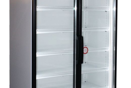 ECO,Energiatakarékos üvegajtós tejtermék hűtő: 1050 literes, új, dupla üvegajtós