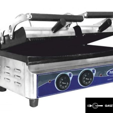 új inox dupla kontaktgrill tost sütő alsó sütőfelület 52x25cm-es felső 25x25 cm-es grillsütő...