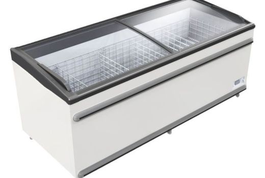 KH-IZMIR 2500 C/FR | Hűtő/mélyhűtőláda csúszó domború üvegtetővel