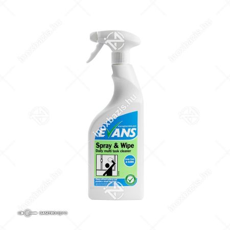 ELADÓ ÚJ! Üveg és inoxtisztító 750 ml Spray and wipe Evans
