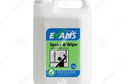 ELADÓ! Üvegtisztító 5 liter (Spray and wipe) Evans