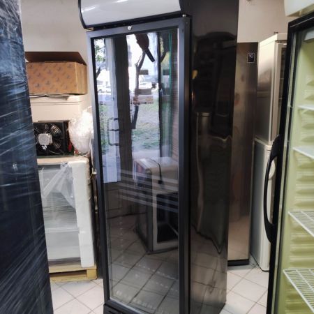 Fekete Klimasan 400 literes üvegajtós hűtők új állapotban garanciával