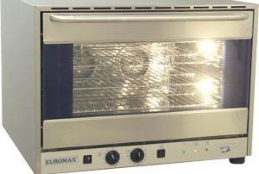 Euromax Turbo légkeveréses sütő, párásítóval 400 V
