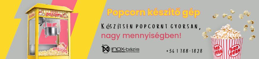 UTCAI  ÉTELEK GÉPEI / Popcorngép - InoxBázis
