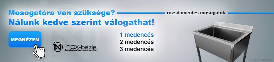 MOSOGATÁSTECHNIKA / MOSOGATÓMEDENCE - 1 medencés